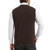 Kallspin Men’s Button Down Sweater Vest Lightweight Knitted Pure Cotton