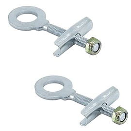 cyclingcolors 2 x chain tensioner M6 x 100 moped motorcycle scooter compatible with Peugeot 102 103 104 screw nut