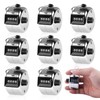 Leikurvo Pack of 8 hand counters: metal counter, clicker counter,