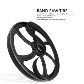WGFOIP Band Saw Wheel Tire, Practical 0.12in Thickness Band Saw Tire Rubber 14in for Office Building