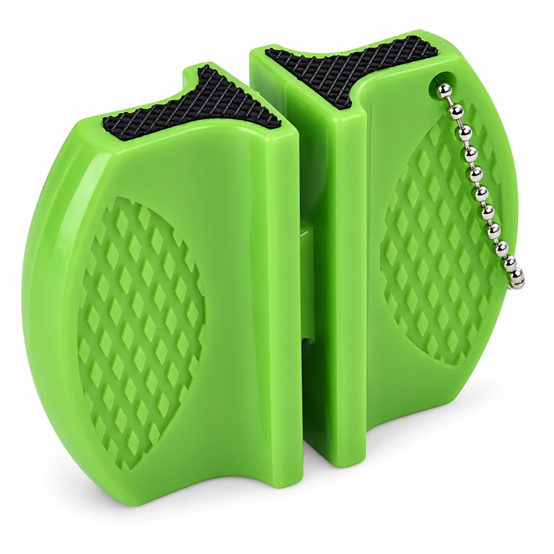 Mini Dual-Sided Knife Sharpener for Kitchen & Outdoor Use –