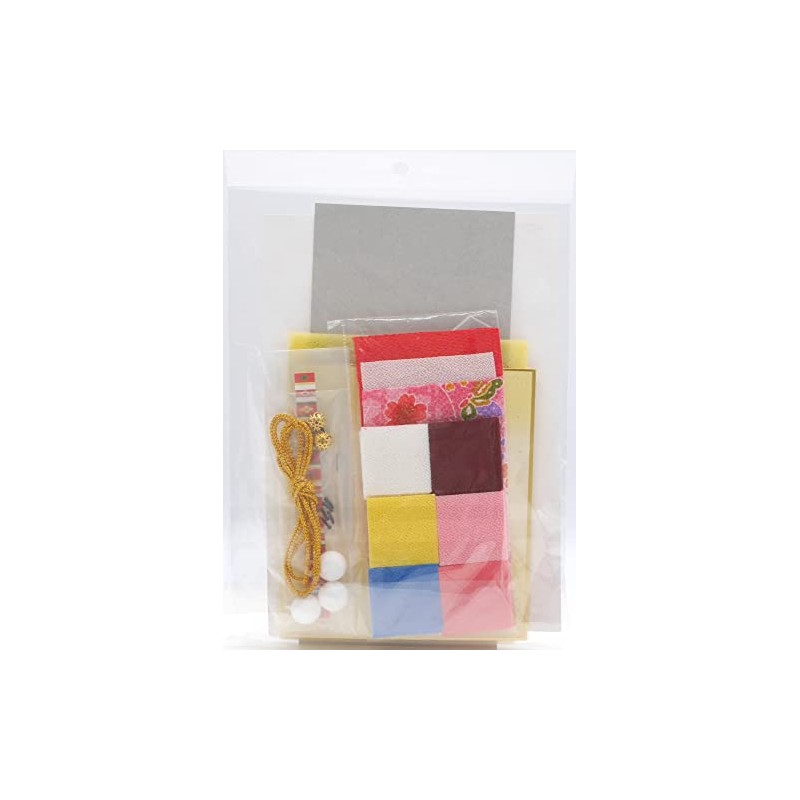 Takagi Fiber Panami LH172 Hinamatsuri Handicrafts Crepe Kit, Bean Colored