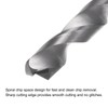 sourcing map Solid Carbide Drill Bits, 6.5mm C2/K20 Tungsten Carbide