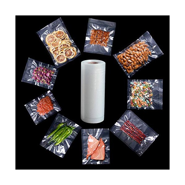 T.M.Q.G 10 Metre Tırtıklı Rulo Vakum Poşeti Torbası (SEÇENEKLİ) (20