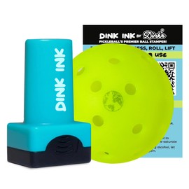 Dink Ink- Self-Inking Reusable Pickleball Marker | Personalize Your Pickleballs with Precision | Quick-Dry, Smudge-Free Durable Ink | Perfect for Pickleball Marking Accessories (Pickleball Planet)