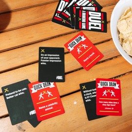 DSS Games Duel: A Drinking Game [Duel Your Friends, Defend Your Honor | Hilarious Party Game for Adults | Great for Pregaming, Parties, 21st Birthday Gift, Big Groups, Adult Cards]