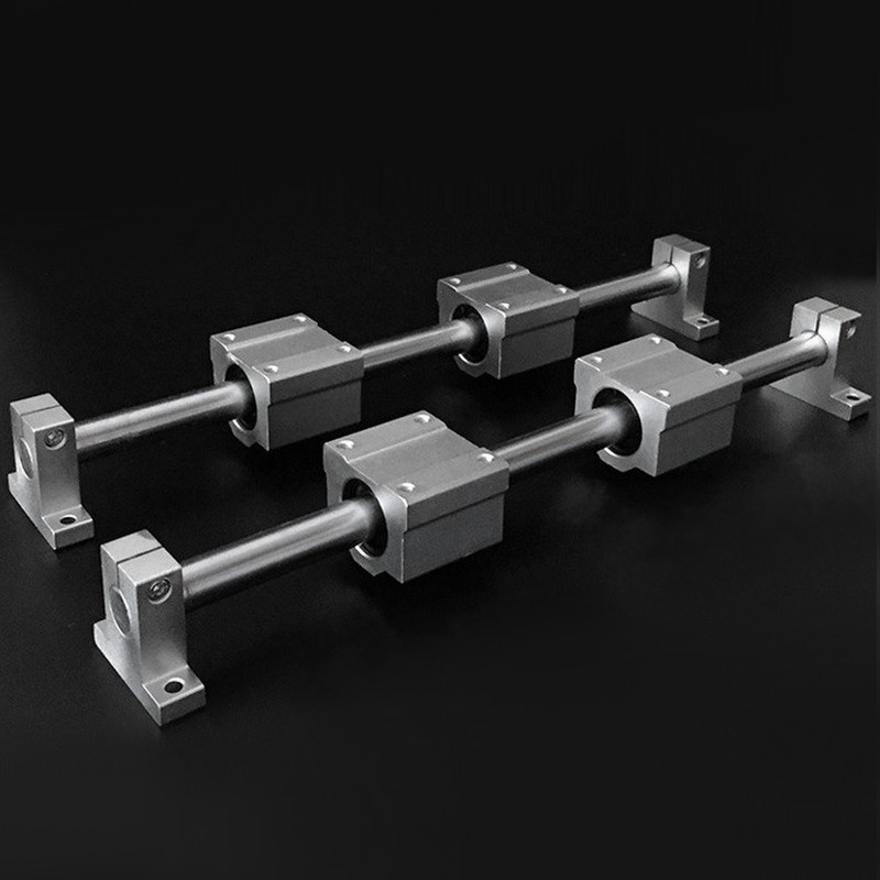 10 Pcs Linear Motion Rail Guide Support Aluminum Alloy High