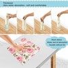 Pink Rose Flower Floral Kitchen Dishcloths, 6 Pack Dish Towels