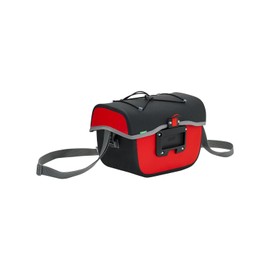 VAUDE Aqua Box Bicycle Handlebar Bag, 6 Litre Volume, Waterproof Welded, Red, One Size