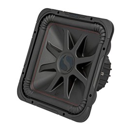 Kicker L7R 10 Inch 1000W Max Power 2 Ohm DVC Square Car Audio Subwoofer, Black