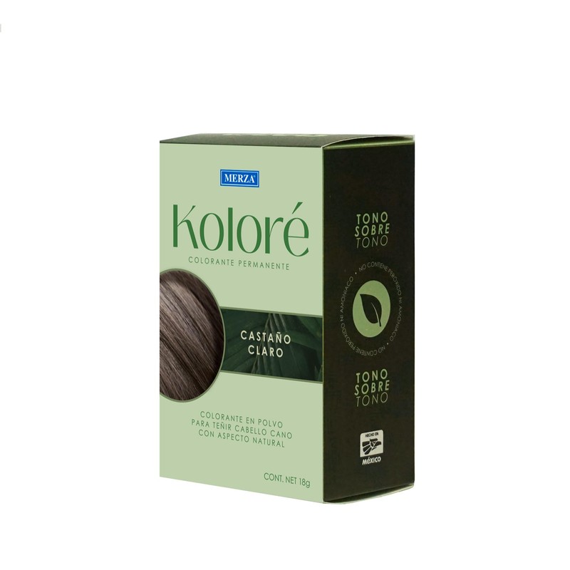 Merza Tinte Koloré Sin Peroxido Sin amoniaco Tonos Castaños Sin