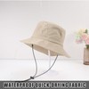 Radsocken Safari Hat, Waterproof Hat for Men Women, Khaki Portable