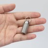 zalati Portable Pill Case, Titanium Mini Waterproof Pill Box Dispenser,
