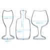 Bakerpan Stainless Steel Wine Glass Cookie Cutter, Wine Bottle Cutter,