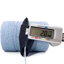 Twine String,500 Feet Cotton Butchers Twine String Cooking Kitchen Twine for Crafts Roasting Gift Wrapping DIY Decoration Gardening Packing Materials,Baby Blue