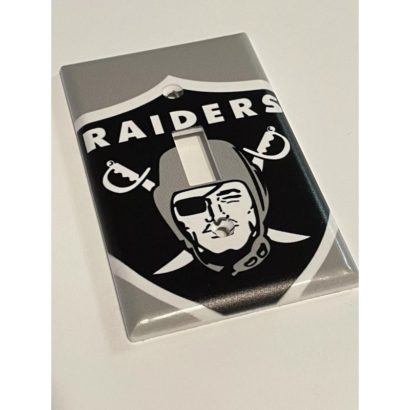 Raiders Light Switch Cover. Come With 2 Screws
