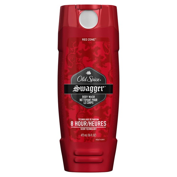 Old Spice Body Wash Red Zone, Swagger, 16-Ounce Bottle (Pack of 3)