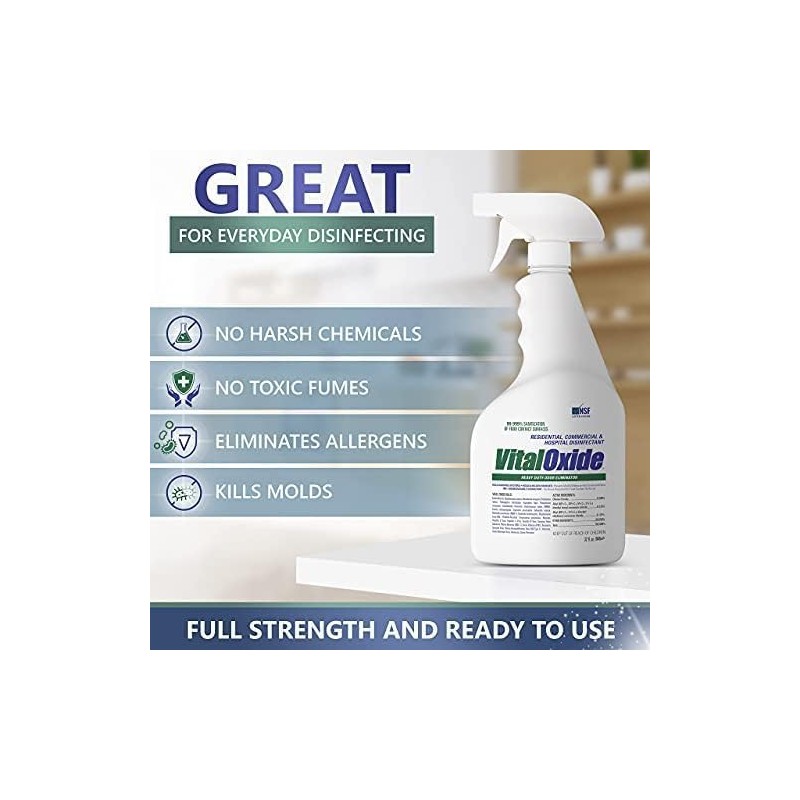 Vital Oxide: Disinfectant, Deodorizer, Cleaner.32fl.oz