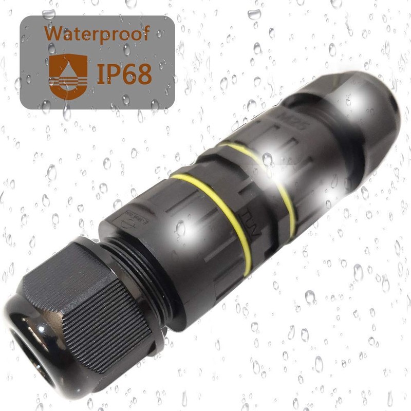CESFONJER Junction Box Outdoor Waterproof IP68 3 - Way Line