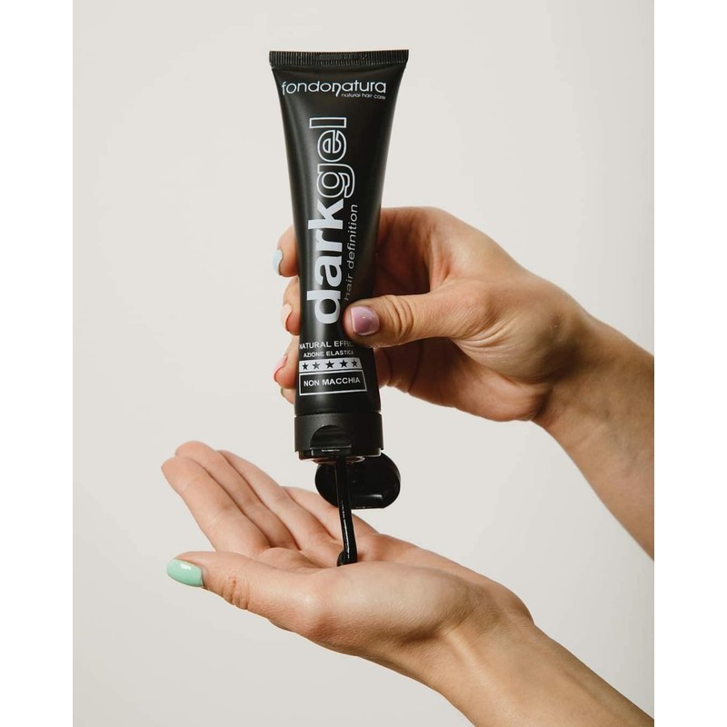 Fondonatura Dark Gel 100ml - Black Gel for Grey Hair,