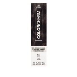 Color Charm COLORCHARM Demi Permanent Hair Color| 1N Black | Gloss, Refresh and Tone | 2 Fl Oz