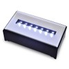 ASENTE 7 LED Light Base for Glass Art - White