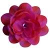 Rose Flower Hair Clip (Hot Pink)