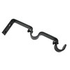 Gardinia 2 x Double Curtain Pole Brackets Diameter 16mm 7/7cm