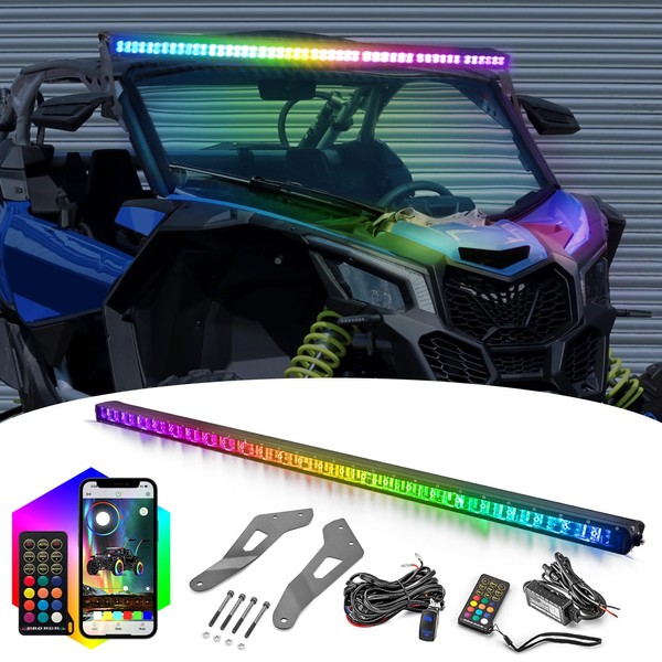 Wsays 50 inch RGBW LED Chasing Color Light Bar w/Wiring