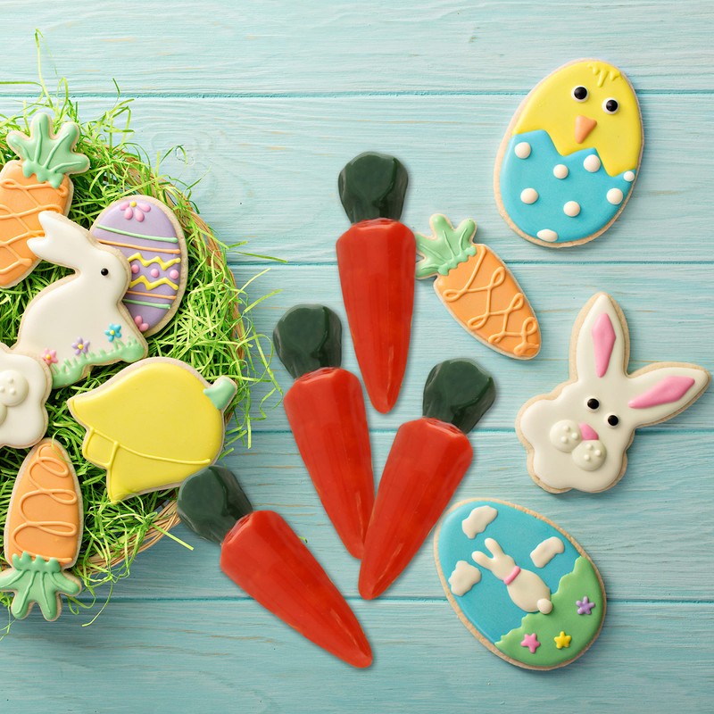 CybrTrayd Chocolate Candy Mold – Small Carrots – 18 Cavities