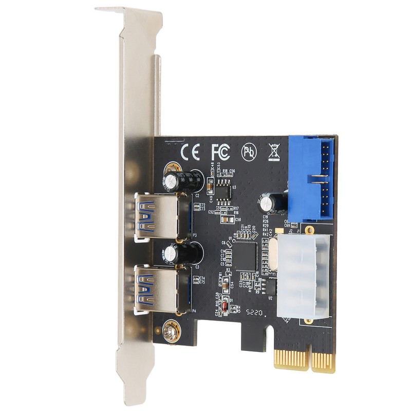 PCIE to USB3.0 Expansion Card 2 Ports High Speed Stable
