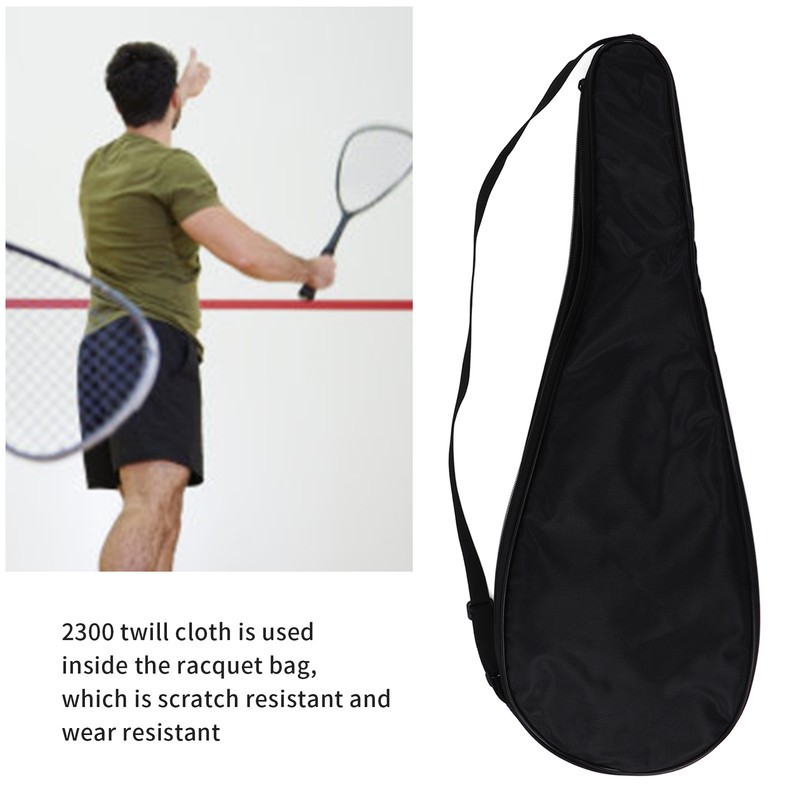 Squash Racquet Cover Bag Lightweight Padded Racket Carrying Bag with
