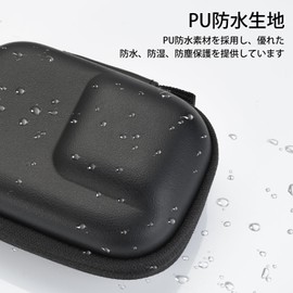 UTEBIT Camera Bag Small Camera Storage for DJI ACTION 5 Pro, Camera Case, SLR Hard Case, Travel Protection, Surface Waterproof, Mountain Climbing, Osmo ACTION 4, Digital Camera Case, Black, Direct