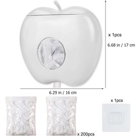 Cling Film Storage Box with 200 Pieces Cling Film and Organiser Set, Elastic Transparent Cling Film, Dispenser for Cling Film