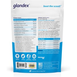 Vetnique Labs Glandex Anal Gland Soft Chew Treats with Pumpkin for Dogs Digestive Enzymes, Probiotics Fiber Supplement for Dogs Boot The Scoot (Pork Liver Chews, 30 Count)
