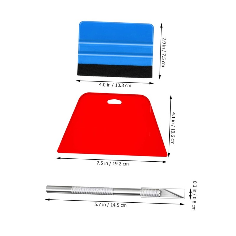 CHILDWEET 8-in-1 Diy Car Vinyl Wrap Kit Window Tint Tool