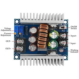 BGTXINGI 20A 300W High Performance Step-Down Module DC 6-40V to DC 1.2-36V Adjustable Constant Voltage Constant Current Power Module Charging LED Drive