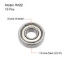 sourcing map R4ZZ Deep Groove Ball Bearing 1/4-inchx5/8-inchx0.196-inch Shielded Z2