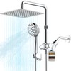 Ryamen Upgraded Dual Shower Heads Combo, 10 inch Filtered Shower