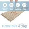 MICRODRY Extra Thick Modern Luxury Charcoal Infused Memory Foam Bath