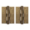 EAI Bronze Door Hinges | 4 Inch / 102mm Florentine