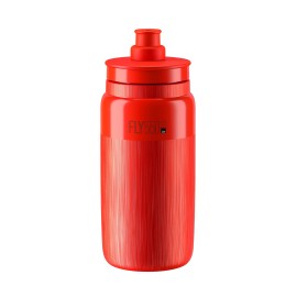 Elite Fly 550ml Red Sports Bottle Ultra Lightweight Easy Hydration for Cyclists