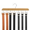 1 Pack Belt Hanger, Sturdy Wood Rack Closet Accessories with