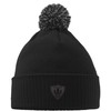 Hippowarehouse Team Badger Embroidered Beanie Hat with Bobble Black