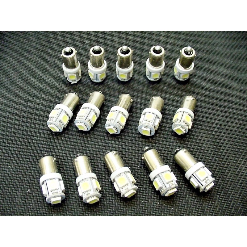 Lumiglow 15 COOL White 5 LED Instrument Panel Dashboard Lights