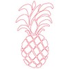 White Pineapple, I Make Decals ®, Hard Hat, Lunch Box,