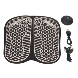 Electric Foot Massage Pad Heating Micro Current Folding Portable USB Foot Massager Mat Pad For Gym Travel