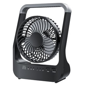 Dorobeen Portable Battery Desk Fan, 20000mAh USB Rechargeable, Timer Function, Quiet Operation, for Office, Home, Camping