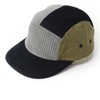 regnuu Corduroy Cap, Men's Hat, Work Cap, black multi (MULTI)