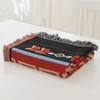 LHGOGO Bohemian Patterned Woven Sofa Throw Blanket with Tassels, Double-sided